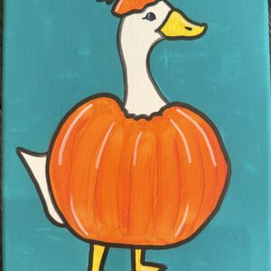 Pumpkin Goose paint and sip