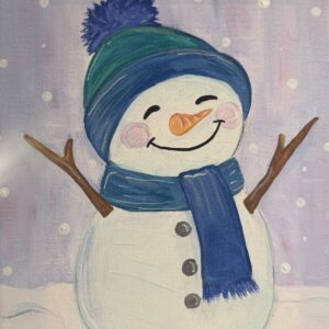 Cute, Snowman paint and sip